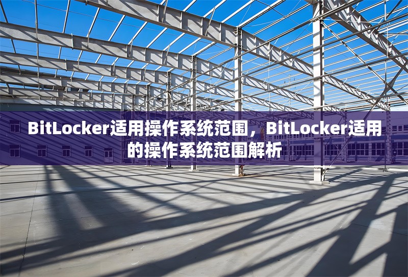 BitLocker適用操作系統范圍，BitLocker適用的操作系統范圍解析